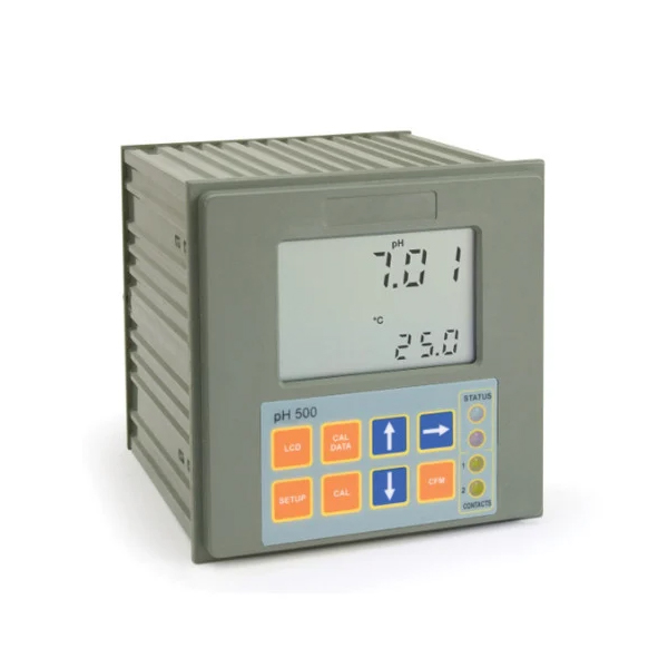 Panel-mounted pH Digital Controller with Matching Pin - pH500 series