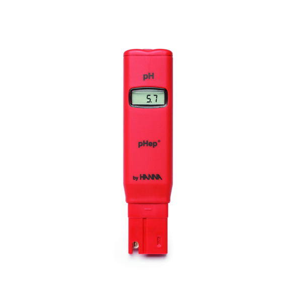 Phep 5 pH-Temperature Tester with 0.01 pH resolution and 3 pt. calibration
